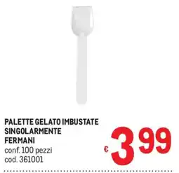 Metro Palette gelato imbustate singolarmente fermani offerta