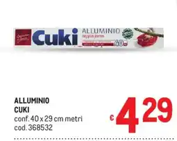 Metro Alluminio CUKI offerta