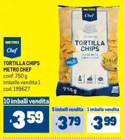 Metro Tortilla chips METRO CHEF offerta