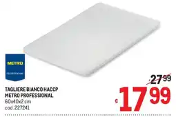 Metro Tagliere bianco haccp METRO PROFESSIONAL offerta