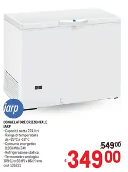 Metro Congelatore orizzontale IARP offerta