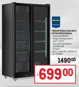 Metro Frigovetrina a due ante METRO PROFESSIONAL offerta