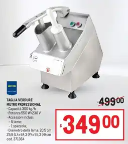 Metro Taglia verdure METRO PROFESSIONAL offerta