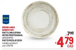Metro Piatti linea epona metro professional, piatto pizza offerta