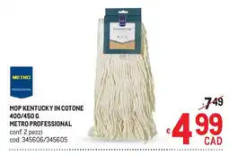 Metro Mop kentucky in cotone METRO PROFESSIONAL offerta