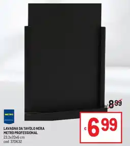 Metro Lavagna da tavolo nera METRO PROFESSIONAL offerta