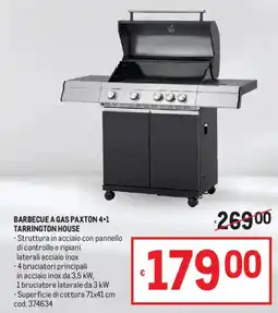 Metro Barbecue a gas paxton 4+1 tarrington house offerta