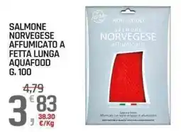A&O Salmone norvegese affumicato a fetta lunga AQUAFOOD offerta