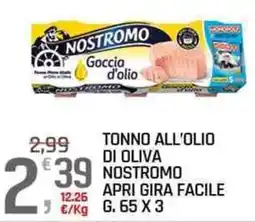 A&O Tonno all'olio di oliva nostromo apri gira facile offerta