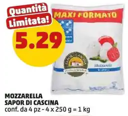 PENNY Mozzarella SAPOR DI CASCINA offerta