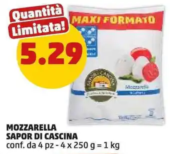 PENNY Mozzarella SAPOR DI CASCINA offerta