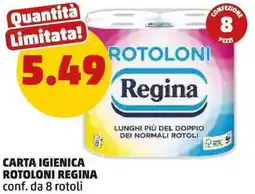 PENNY Carta igienica rotoloni REGINA offerta