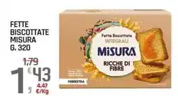 A&O Fette biscottate MISURA offerta