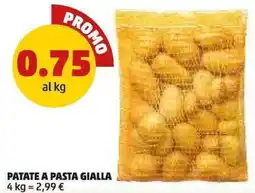 PENNY Patate a pasta gialla offerta