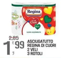 A&O Asciugatutto regina di cuori offerta