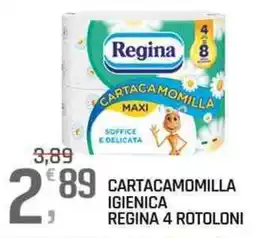 A&O Cartacamomilla igienica regina 4 rotoloni offerta