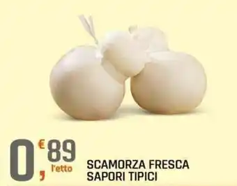 Scamorza fresca sapori tipici