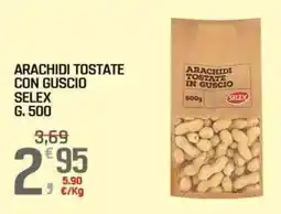 A&O Arachidi tostate con guscio SELEX offerta