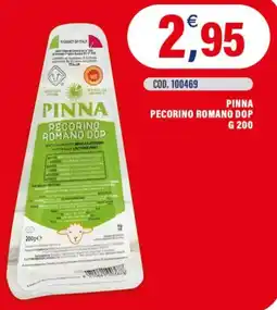 Adhoc Pinna pecorino romano dop offerta