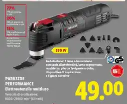 Lidl PARKSIDE PERFORMANCE Elettro utensile multiuso offerta