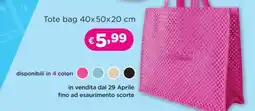 La Saponeria Tote bag 40x50x20 cm offerta