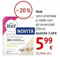 dm drogerie markt Veet cera orientale a caldo con oli essenziali offerta