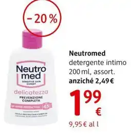 dm drogerie markt Neutromed detergente intimo offerta