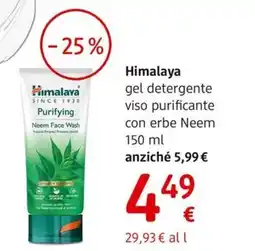 dm drogerie markt Himalaya gel detergente viso purificante con erbe Neem offerta