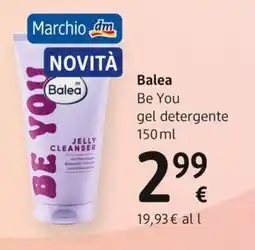 dm drogerie markt Balea Be You gel detergente offerta