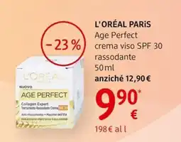 dm drogerie markt L'ORÉAL PARIS Age Perfect crema viso SPF 30 rassodante offerta