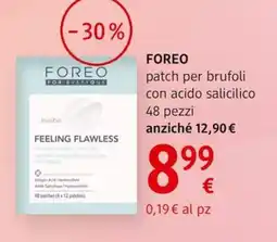 dm drogerie markt FOREO patch per brufoli con acido salicilico offerta