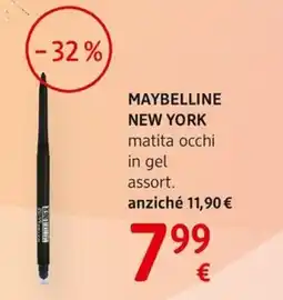 dm drogerie markt MAYBELLINE NEW YORK matita occhi in gel offerta