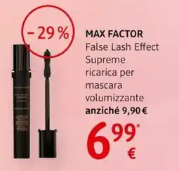 dm drogerie markt MAX FACTOR False Lash Effect Supreme ricarica per mascara volumizzante offerta