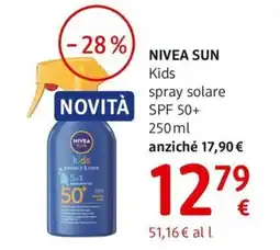 dm drogerie markt NIVEA SUN Kids spray solare SPF 50+ offerta