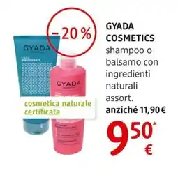 dm drogerie markt GYADA COSMETICS shampoo o balsamo con ingredienti naturali offerta