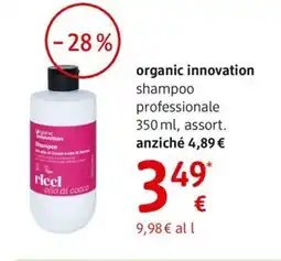 dm drogerie markt organic innovation shampoo professionale offerta