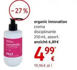 dm drogerie markt organic innovation crema disciplinante offerta