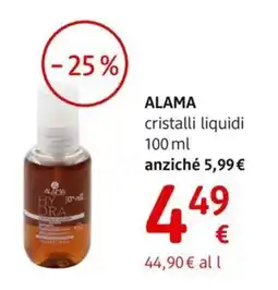dm drogerie markt ALAMA cristalli liquidi offerta