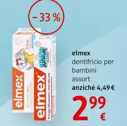 dm drogerie markt elmex dentifricio per bambini offerta