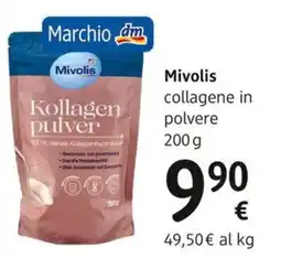 dm drogerie markt Mivolis collagene in polvere offerta