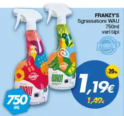 Franzy's FRANZY'S Sgrassatore WAU offerta
