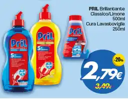 Franzy's PRIL Brillantante Classico/Limone Cura Lavastoviglie offerta