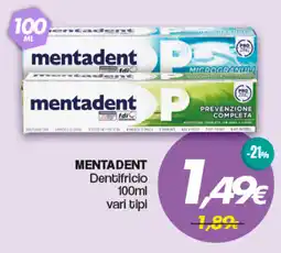 Franzy's MENTADENT Dentifricio offerta