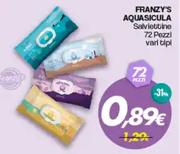 Franzy's FRANZY'S AQUASICULA Salviettine offerta