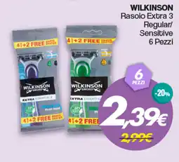 Franzy's WILKINSON Rasoio Extra 3 Regular/ Sensitive offerta