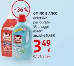 dm drogerie markt OMINO BIANCO detersivo per bucato offerta
