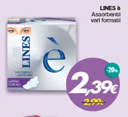 Franzy's LINES è Assorbenti offerta