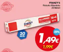 Franzy's FRANZY'S Rotolo Alluminio 20 Metri offerta