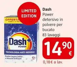 dm drogerie markt Dash Power detersivo in polvere per bucato offerta