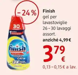 dm drogerie markt Finish gel per lavastoviglie offerta